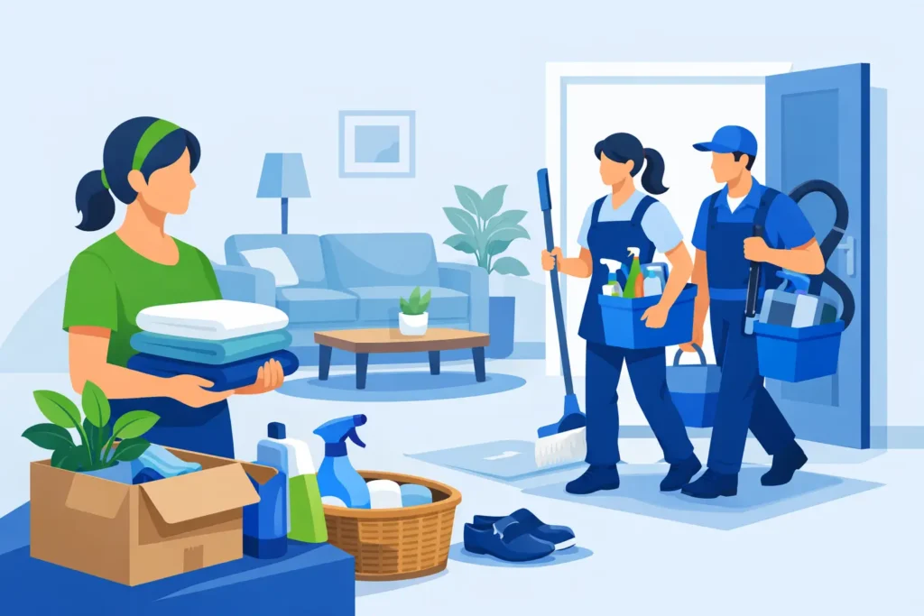 How to Prepare for Cleaners at Home