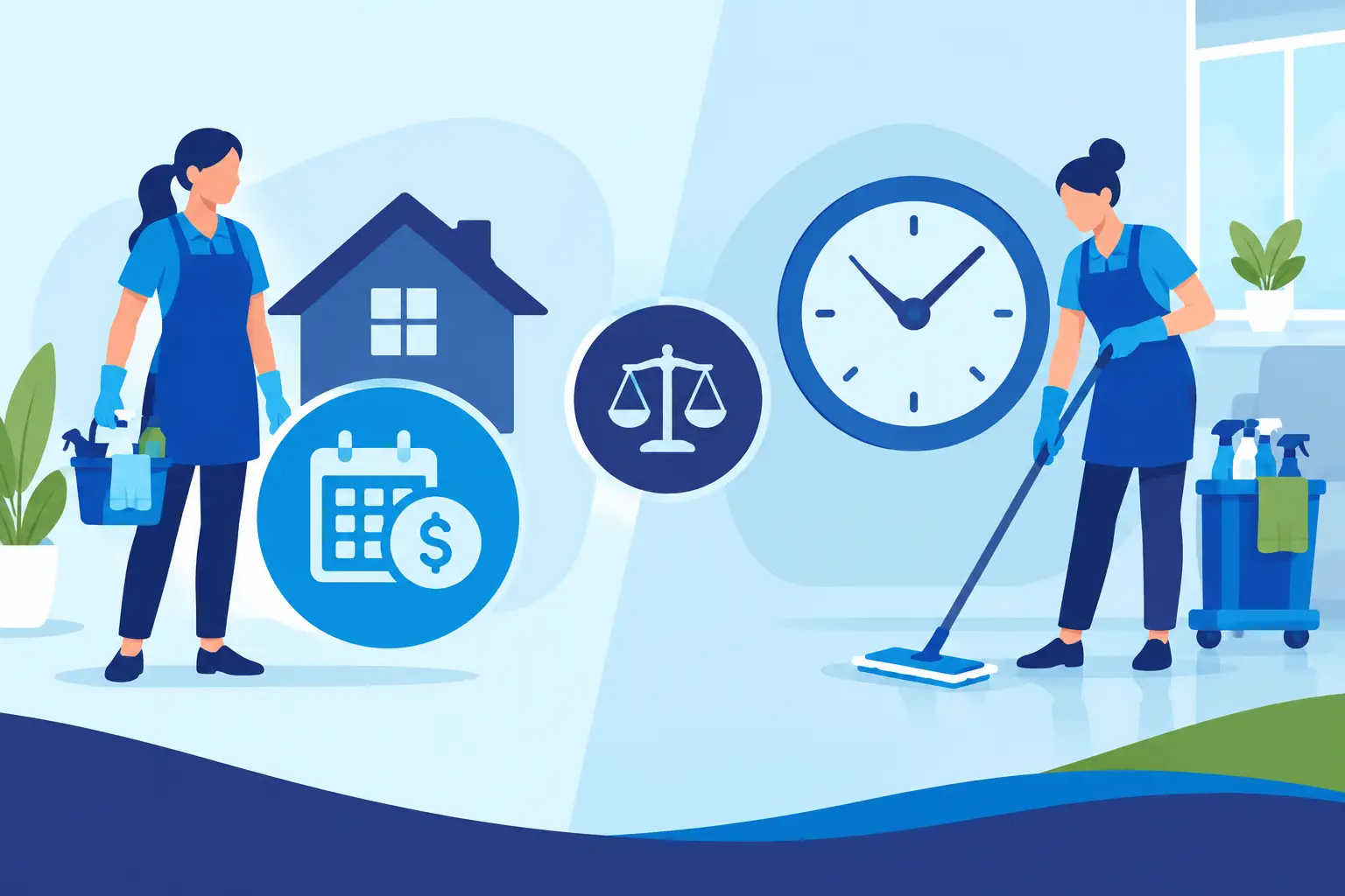 Flat Rate Versus Hourly Cleaning Compared