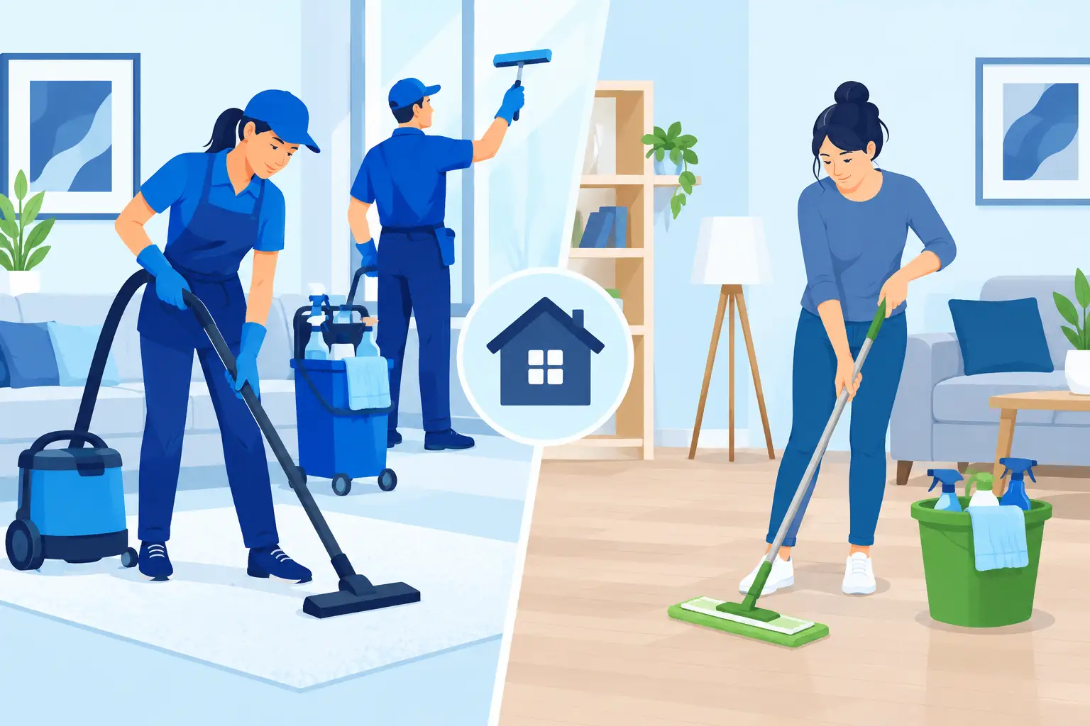 Professional Cleaners vs DIY: What Fits Your Home?