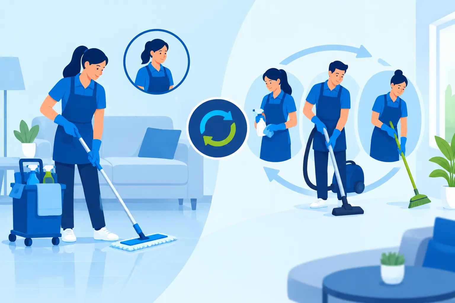 Same Cleaner Versus Rotating Cleaners: What Matters